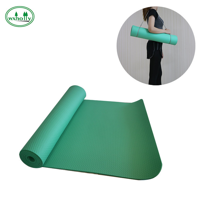 Rubber Fitness Gym 0.5cm 183x61cm Matras Latihan Non Slip